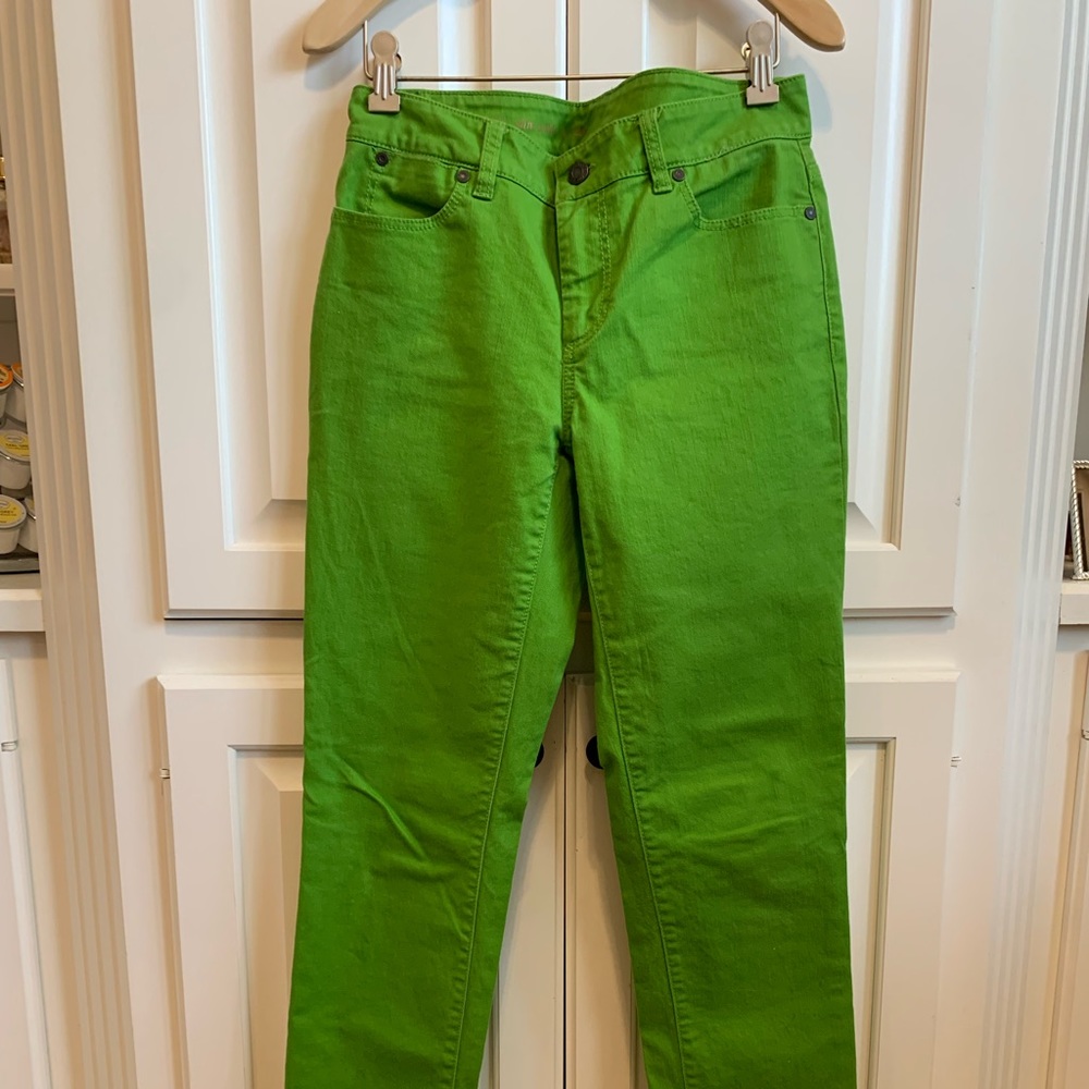 Talbots signature green jeans
